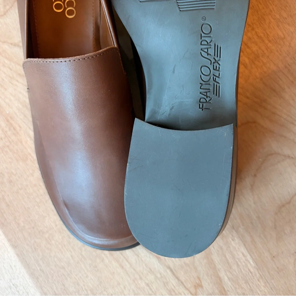 Franco Sarto Bocca Women's Slip-On Leather Loafers - Picture 7 of 10